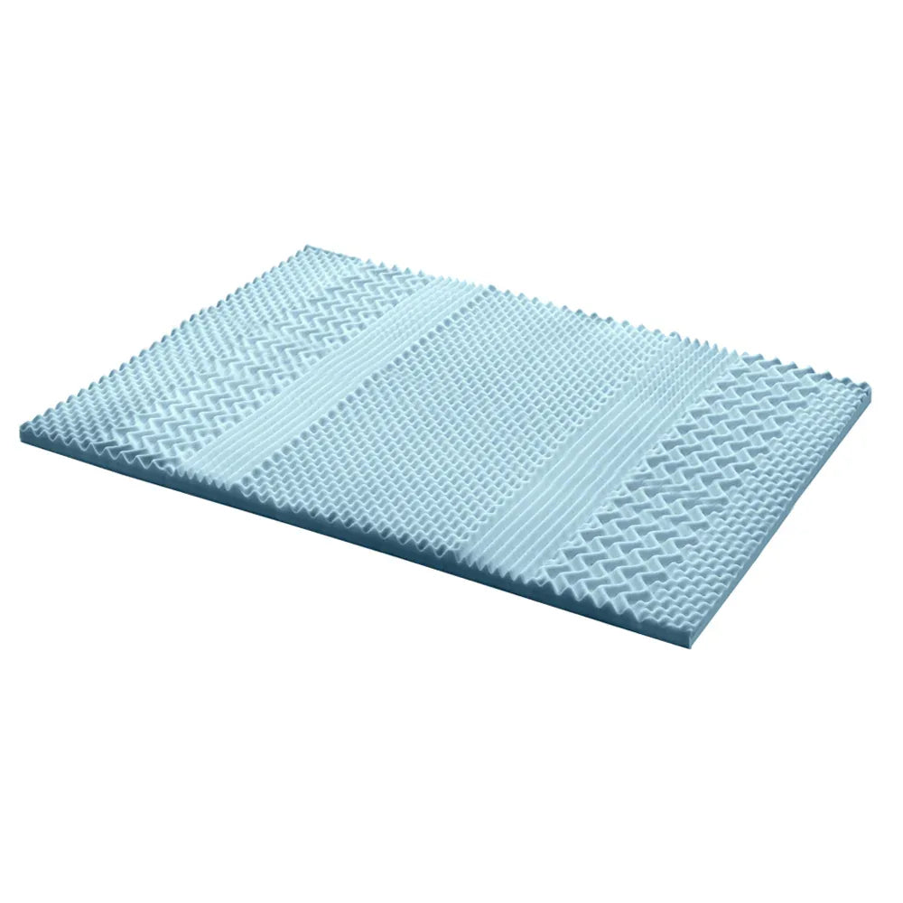 Giselle Bedding Memory Foam Mattress Topper 7-Zone 5cm Queen - Mekamart Australia