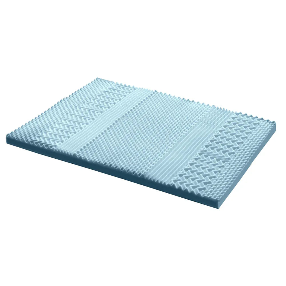 Giselle Bedding Memory Foam Mattress Topper 7-Zone 8cm Queen - Mekamart Australia