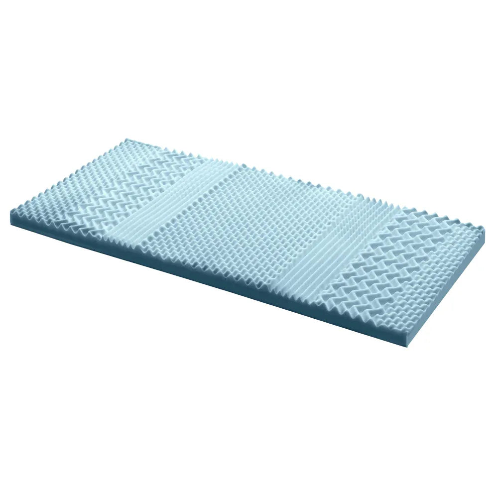 Giselle Bedding Memory Foam Mattress Topper 7-Zone 8cm Single - Mekamart Australia