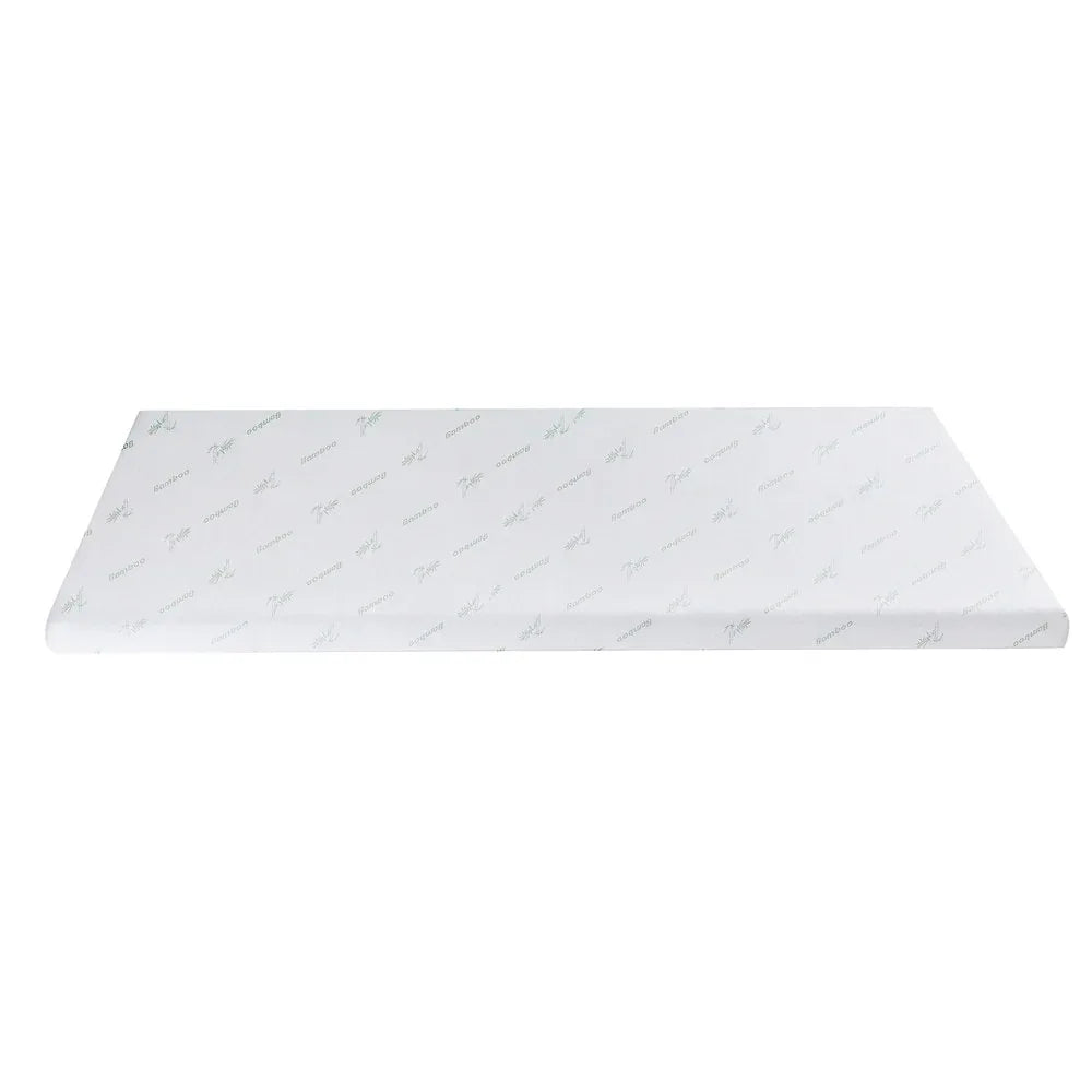 Giselle Bedding 8cm Memory Foam Mattress Topper 7-Zone Graphite Queen - Mekamart Australia