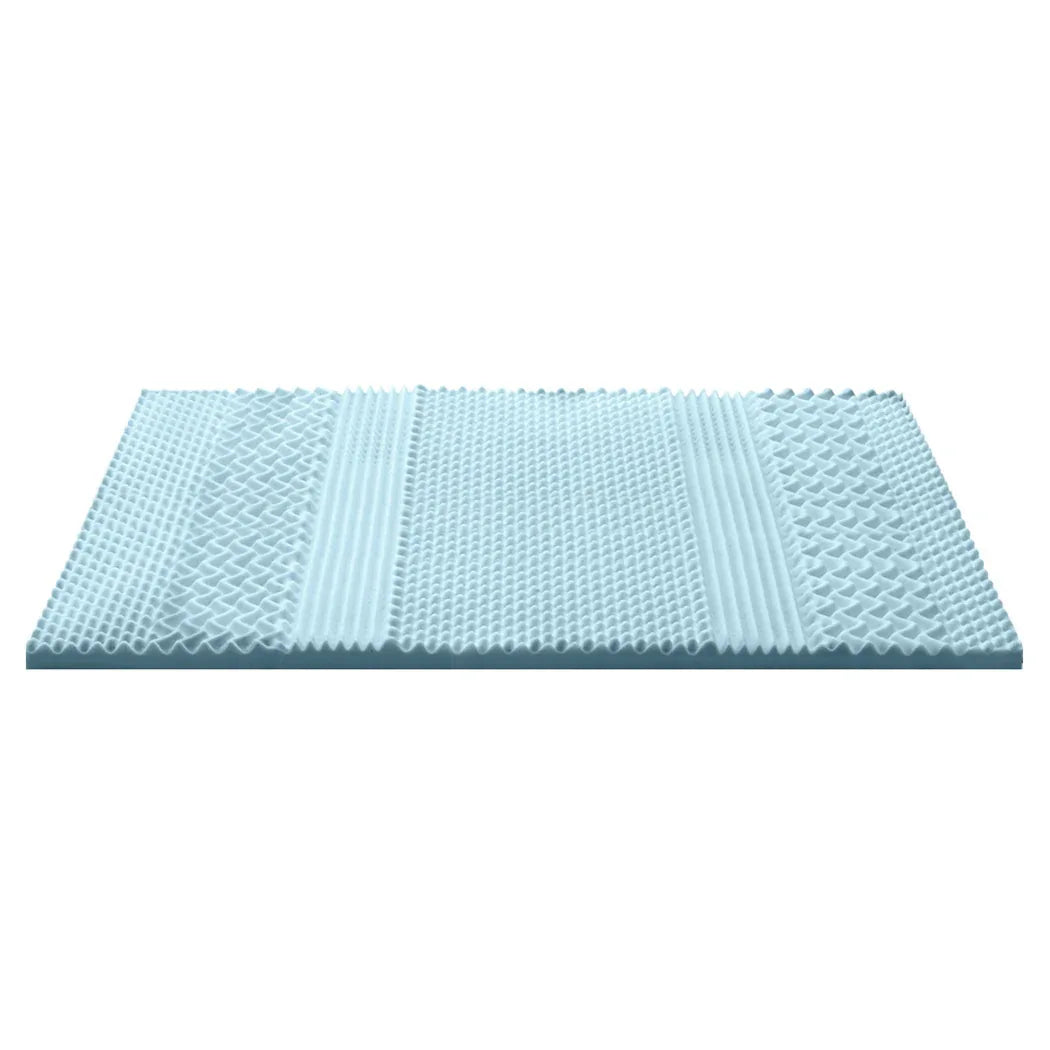 Giselle Memory Foam Mattress Topper 7-Zone 8cm King Single - Mekamart Australia