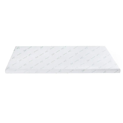 Giselle 8cm Memory Foam Mattress Topper Lavender Infused Bamboo Cover 7-Zone Queen - Mekamart Australia