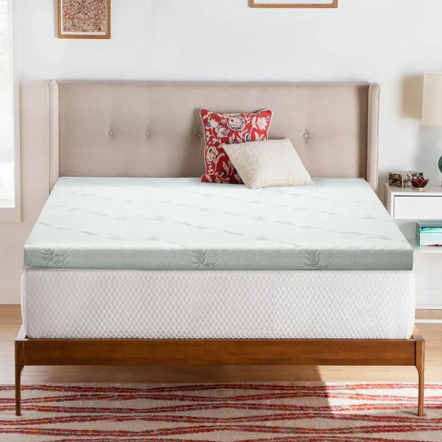 Giselle Bedding Memory Foam Mattress Topper Cool Gel 10cm Queen - Mekamart Australia