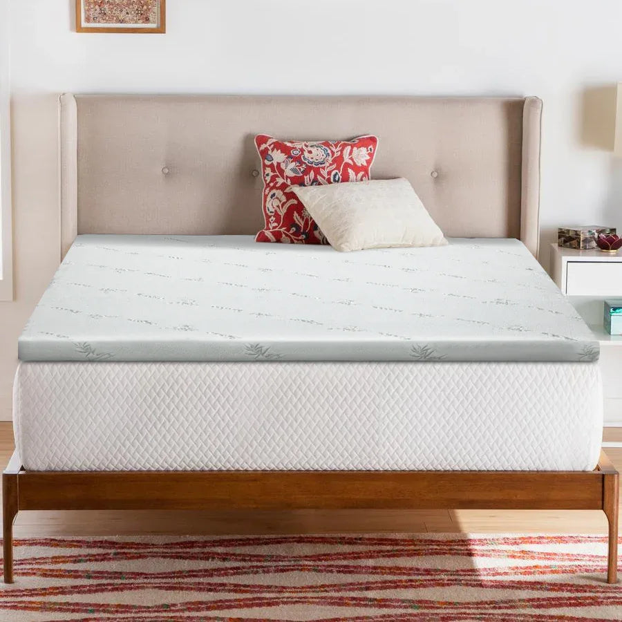 Giselle Bedding Memory Foam Mattress Topper Cool Gel 5cm Queen - Mekamart Australia