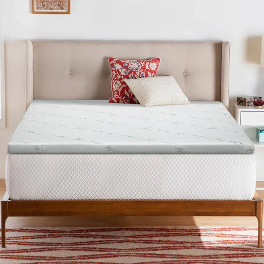 Giselle Bedding Memory Foam Mattress Topper Cool Gel 5cm Queen - Mekamart Australia