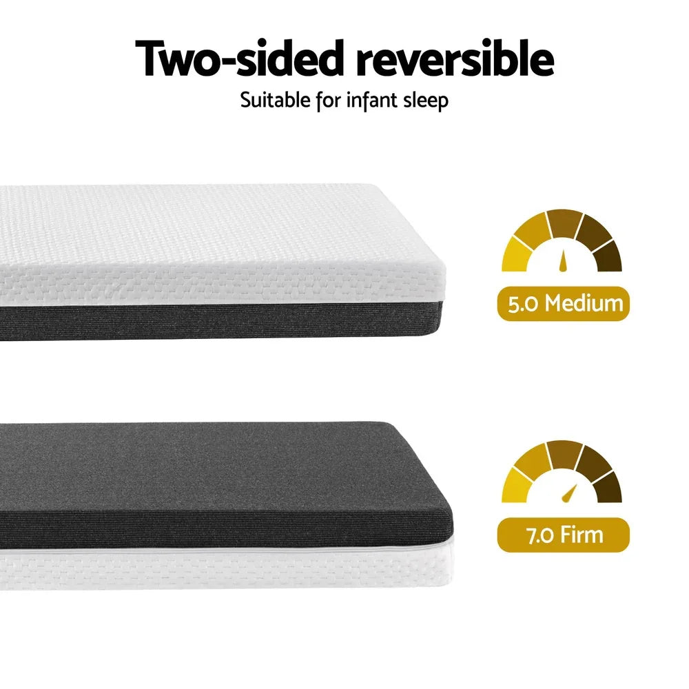 13cm Giselle Baby Cot Mattress Gel Foam - Mekamart Australia