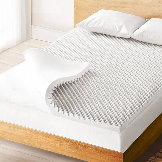 Giselle Bedding Memory Foam Mattress Topper Egg Crate 5cm Queen - Mekamart Australia