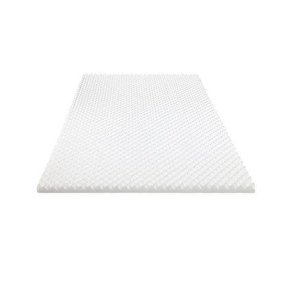 Giselle Bedding Memory Foam Mattress Topper Egg Crate 5cm King Single - Mekamart Australia