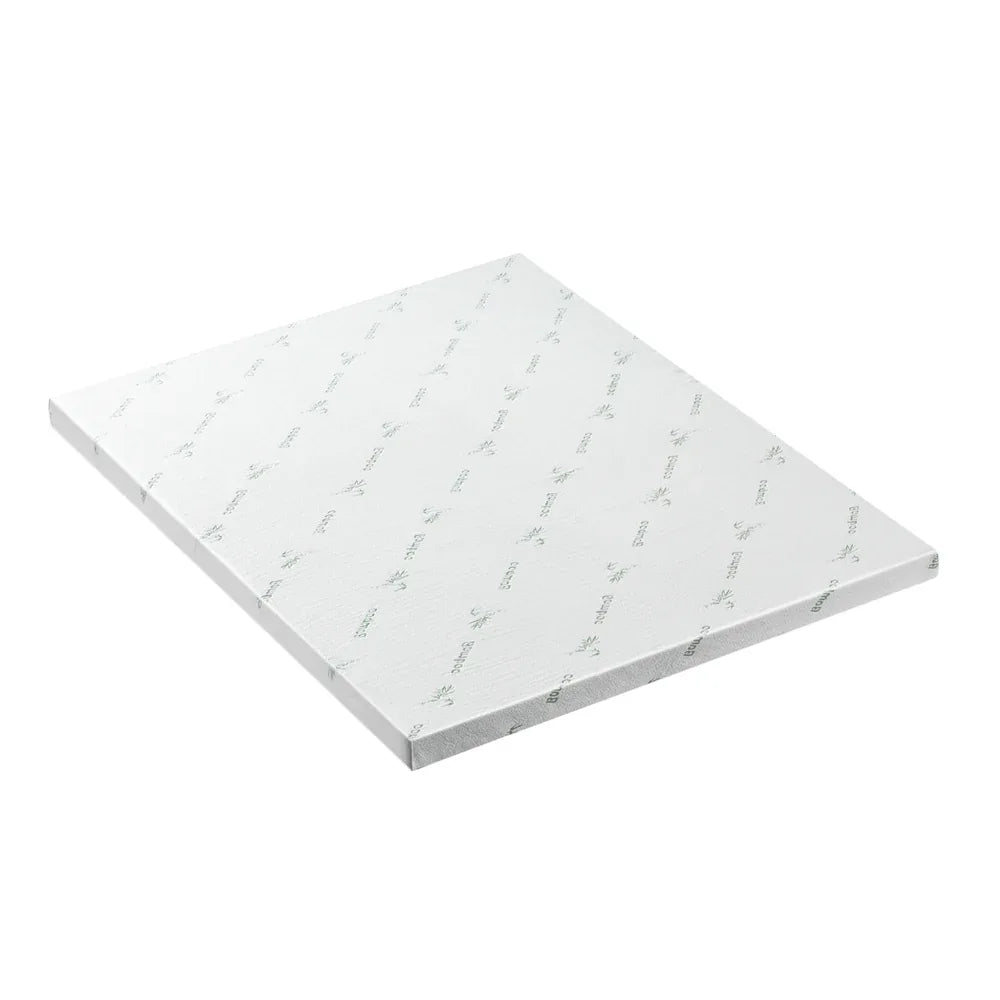 Giselle Bedding Memory Foam Mattress Topper Ventilated Cool Gel 8cm Double - Mekamart Australia
