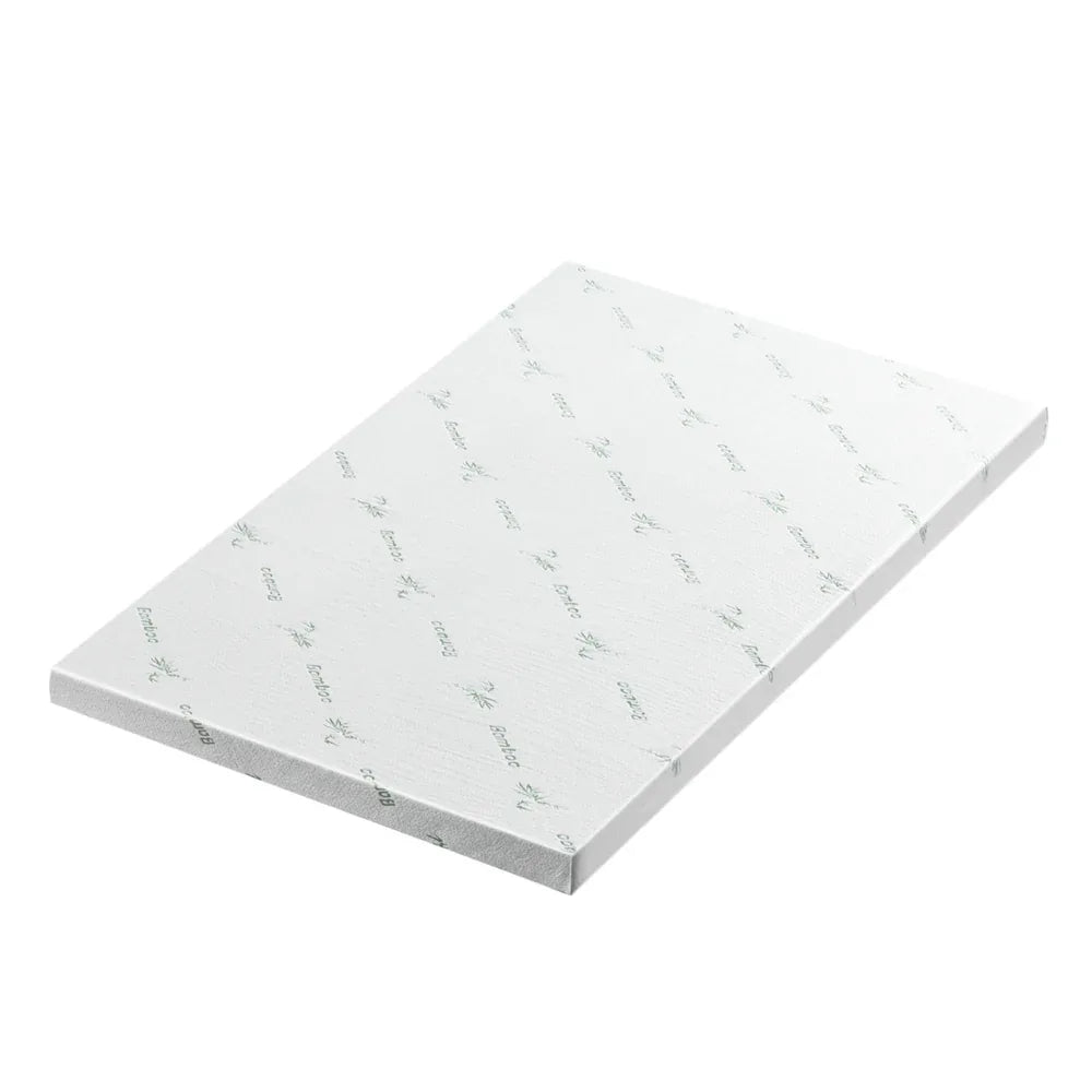 Giselle Bedding Memory Foam Mattress Topper Ventilated Cool Gel 8cm Single - Mekamart Australia