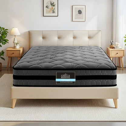 Giselle Bedding 22cm Mattress Medium Firm King Single - Mekamart Australia