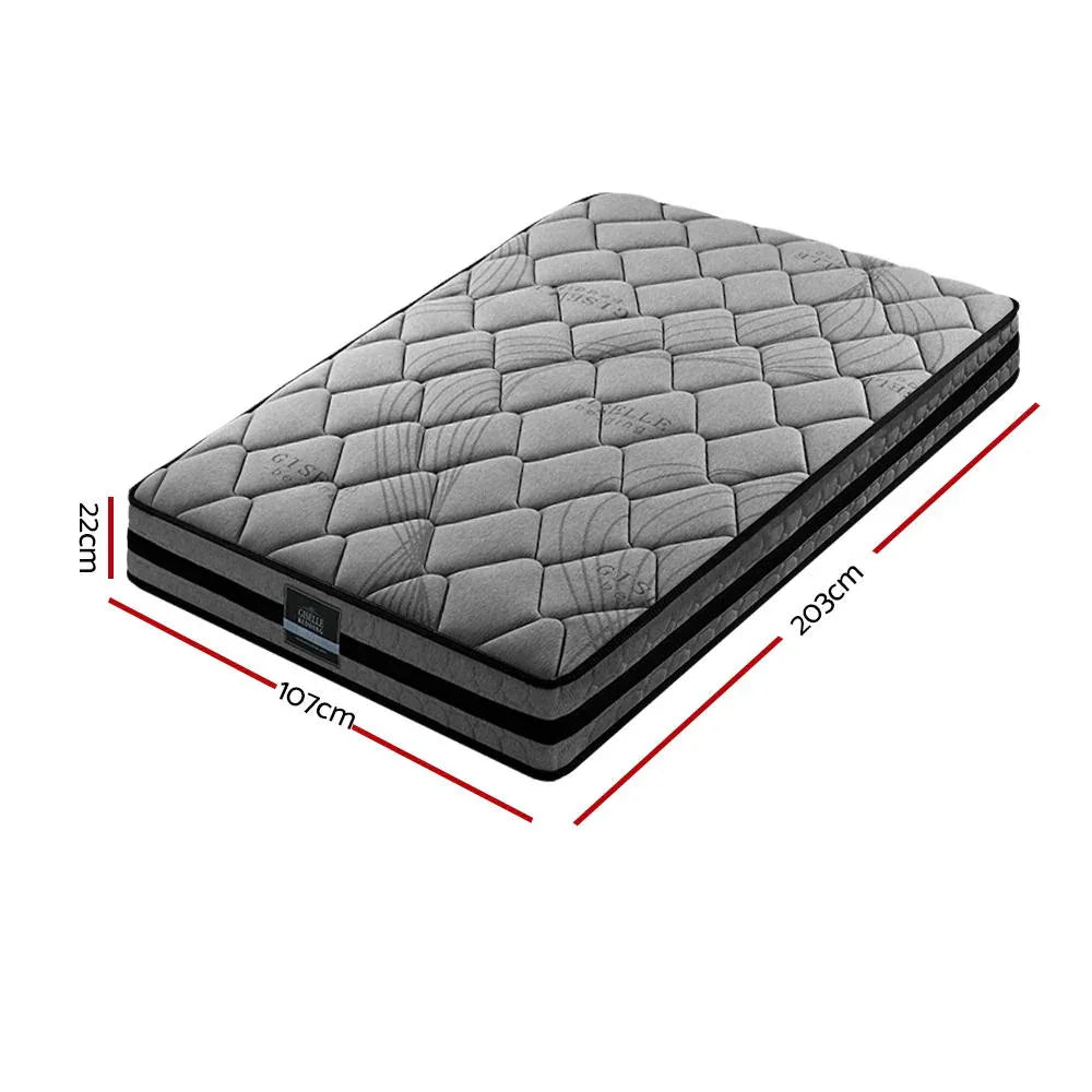 Giselle Bedding 22cm Mattress Medium Firm King Single - Mekamart Australia