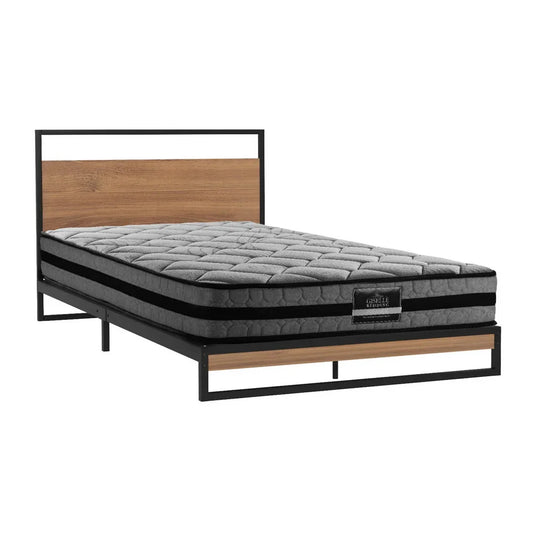 Artiss Metal Bed Frame King Single Size Beds Platform with Mattress - Mekamart Australia