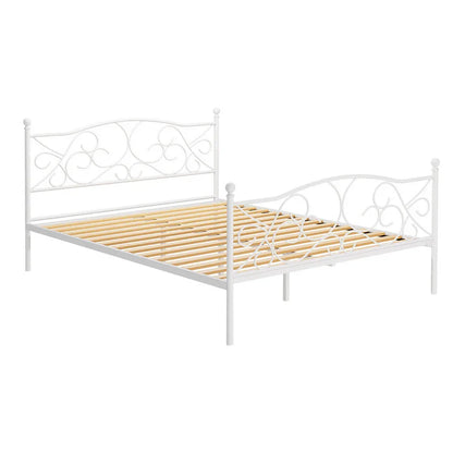 Artiss Bed Frame Queen Size Metal Bed Frame GROA - Mekamart Australia