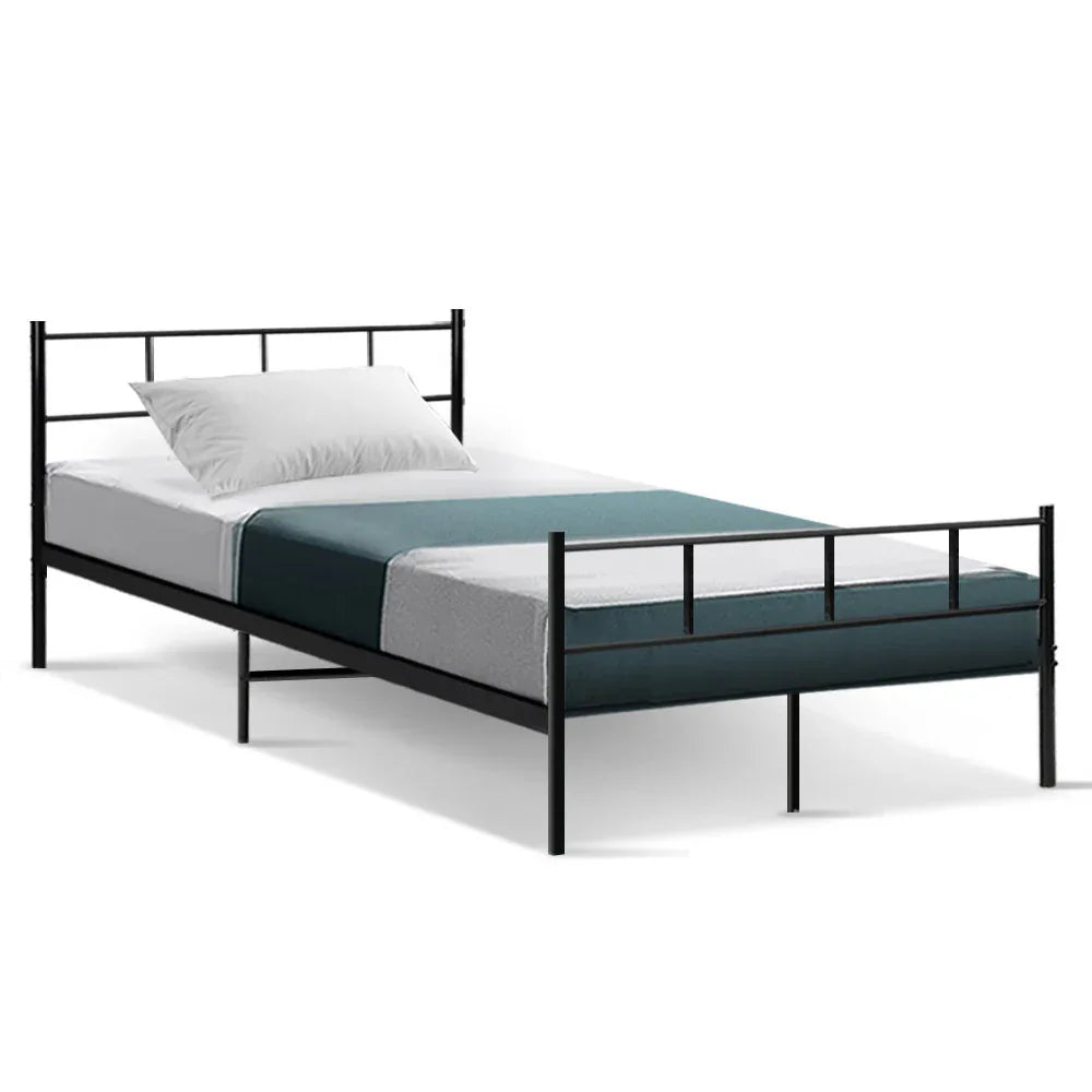 Artiss Bed Frame King Single Metal Bed Frame SOL - Mekamart Australia