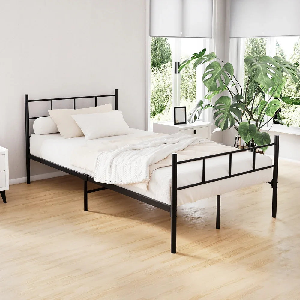 Artiss Bed Frame King Single Metal Bed Frame SOL - Mekamart Australia
