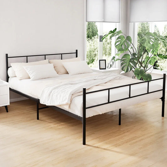 Artiss Bed Frame Queen Metal Bed Frame SOL - Mekamart Australia