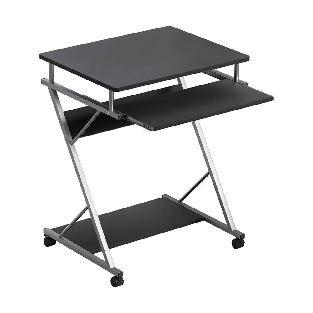 Artiss Computer Desk Keyboard Tray Shelf Black 60CM - Mekamart Australia