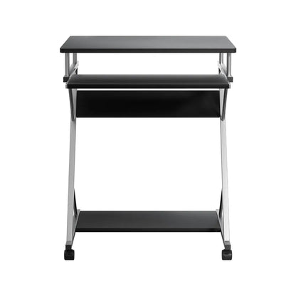 Artiss Computer Desk Keyboard Tray Shelf Black 60CM - Mekamart Australia