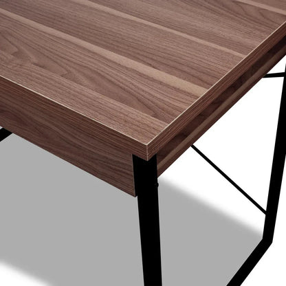 Artiss Computer Desk Drawer Storage Walnut 100CM - Mekamart Australia