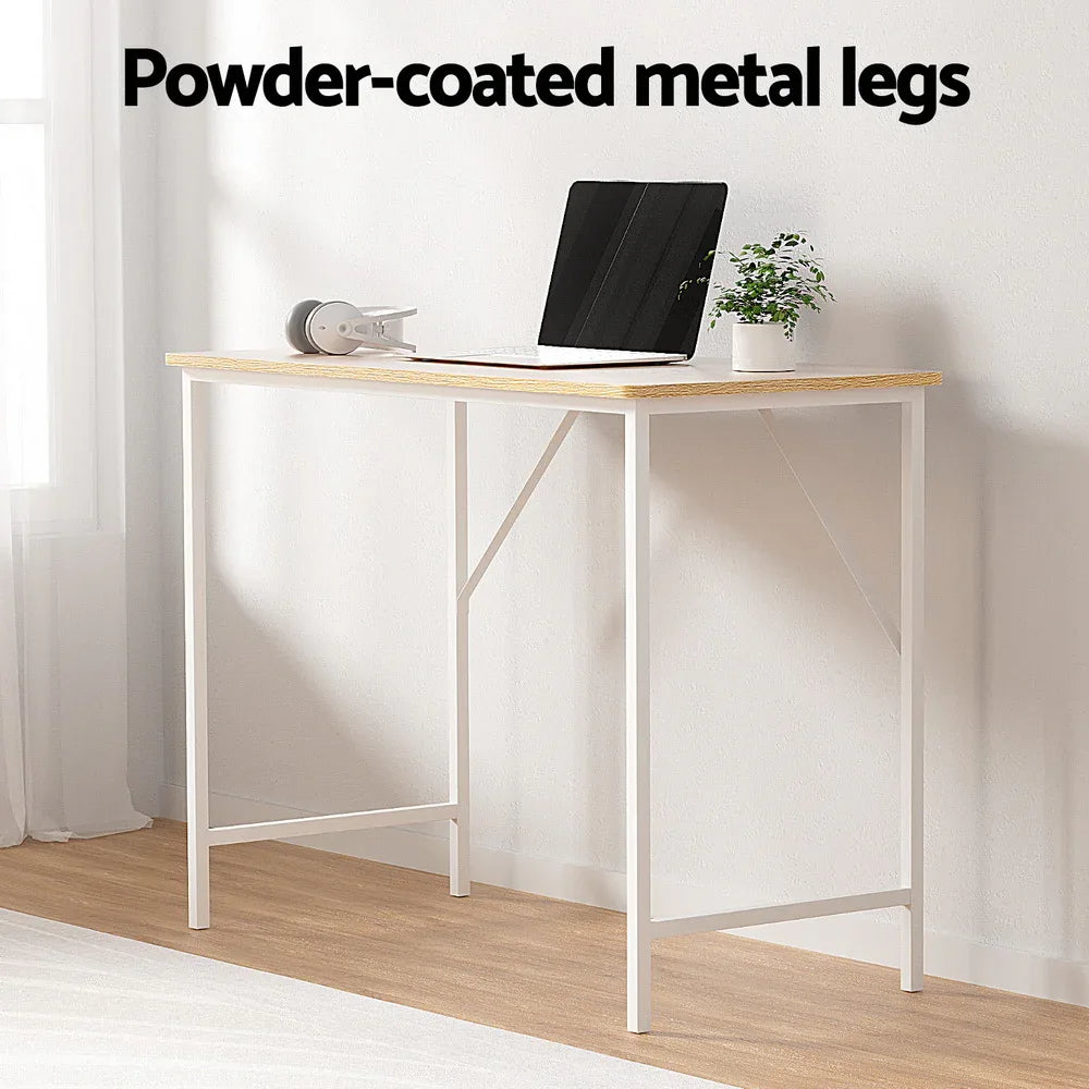Artiss Computer Desk Oak 100CM - Mekamart Australia