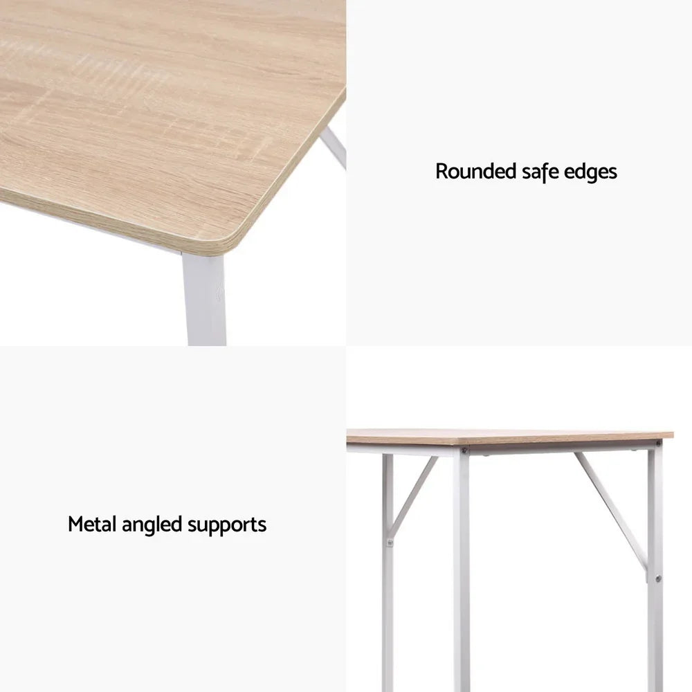 Artiss Computer Desk Oak 100CM - Mekamart Australia