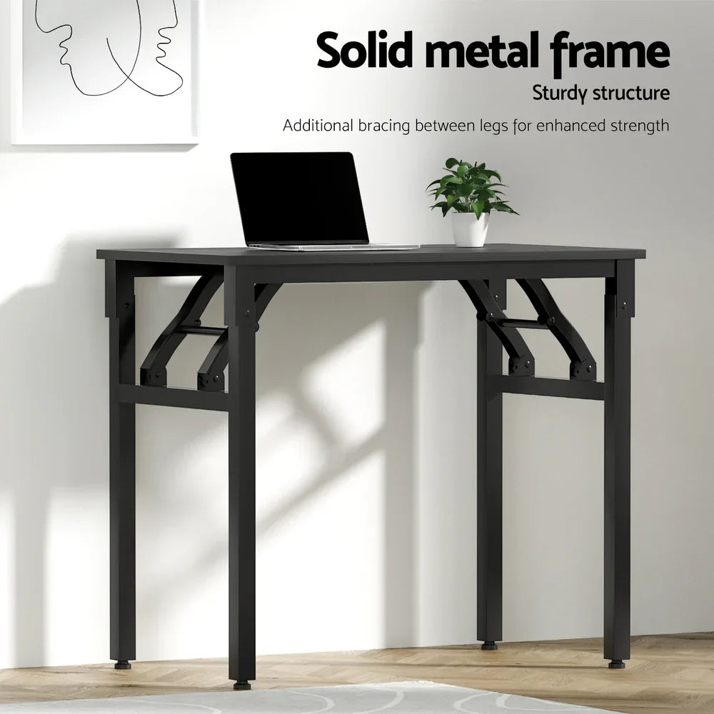 Artiss Computer Desk Foldable Balck 80CM - Mekamart Australia