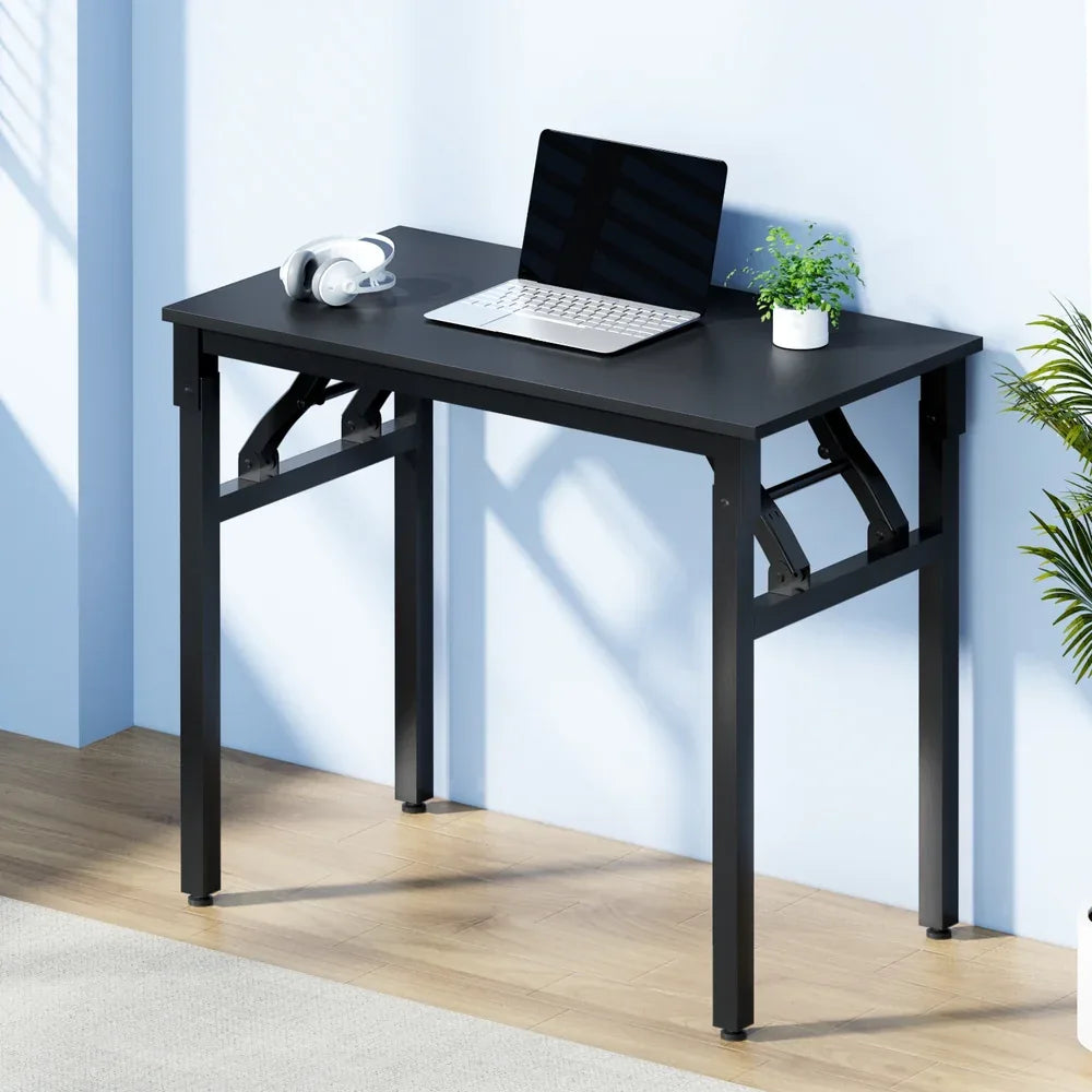 Artiss Computer Desk Foldable Balck 80CM - Mekamart Australia