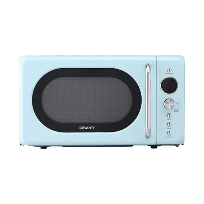 Devanti 20L Microwave Oven 800W Blue - Mekamart Australia