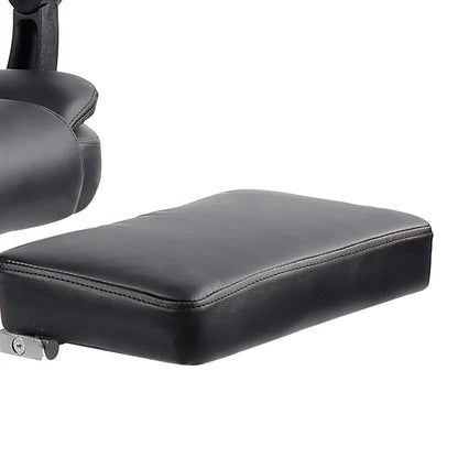 Artiss 8 Point Massage Office Chair PU Leather Footrest Black - Mekamart Australia