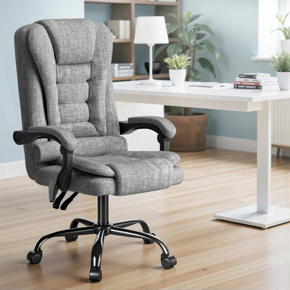 Artiss Executive Office Chair 4-Point Massage Adjustable Ergonomic Recline Back - Mekamart Australia
