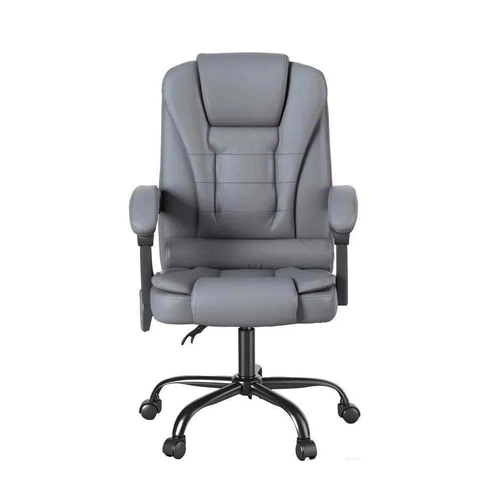 Artiss Executive Office Chair 4-Point Massage Adjustable Ergonomic Recline PU - Mekamart Australia
