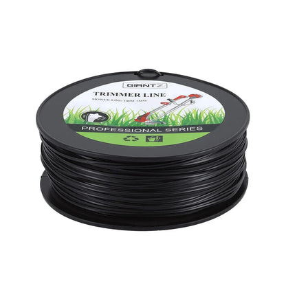 Giantz 100M Whipper Snipper Trimmer Line 3.0mm Star Nylon String Cord Black - Mekamart Australia