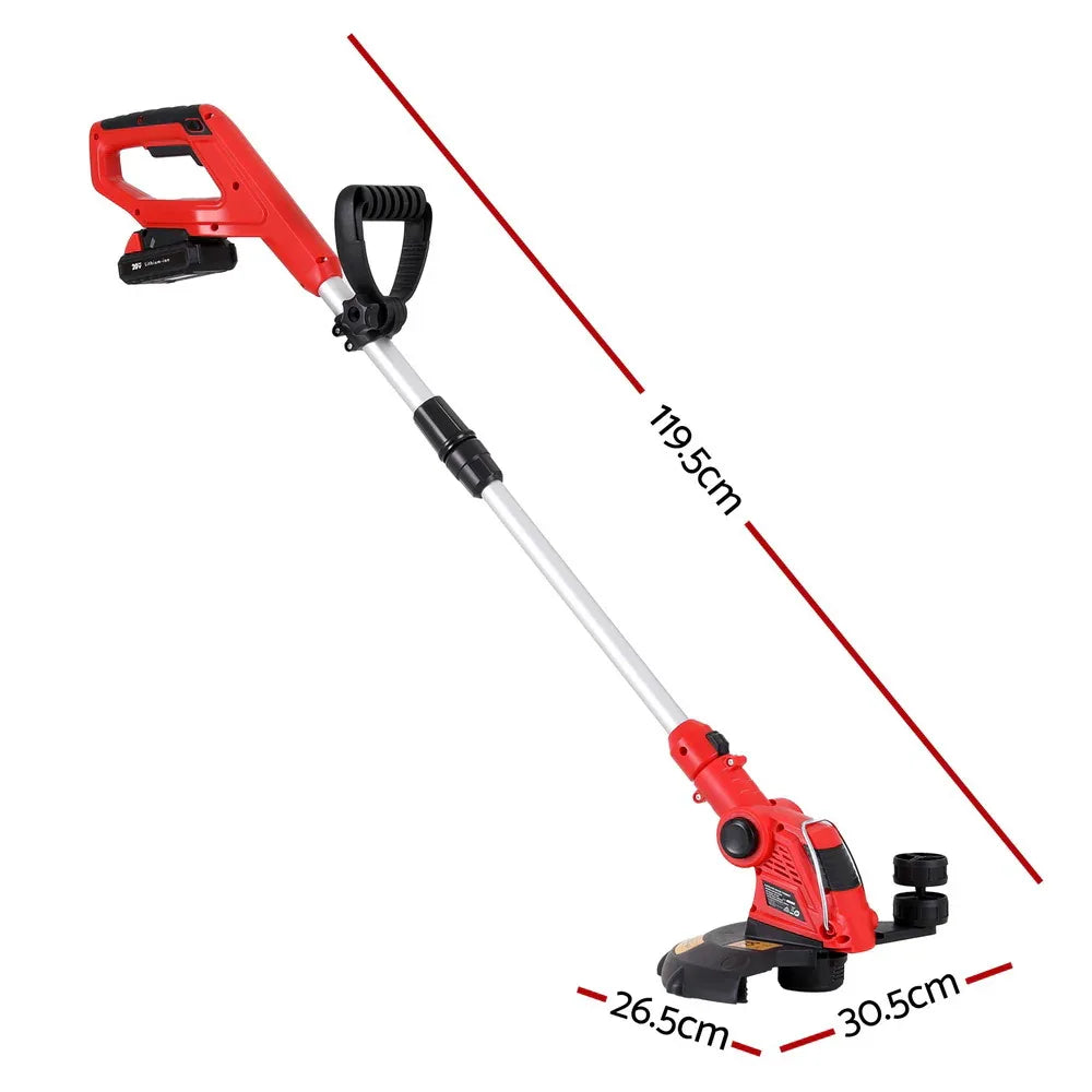 Giantz 20V Cordless Line Trimmer Lawn Whipper Grass Snipper - Mekamart Australia