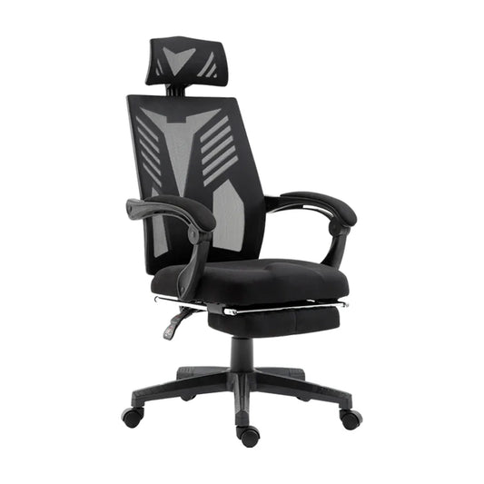 Artiss Mesh Office Chair Recliner Black - Mekamart Australia