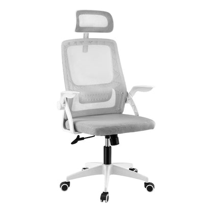 Artiss Ergonomic Office Chair Computer Desk Chairs Headrest Adjustable Grey - Mekamart Australia