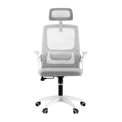 Artiss Ergonomic Office Chair Computer Desk Chairs Headrest Adjustable Grey - Mekamart Australia