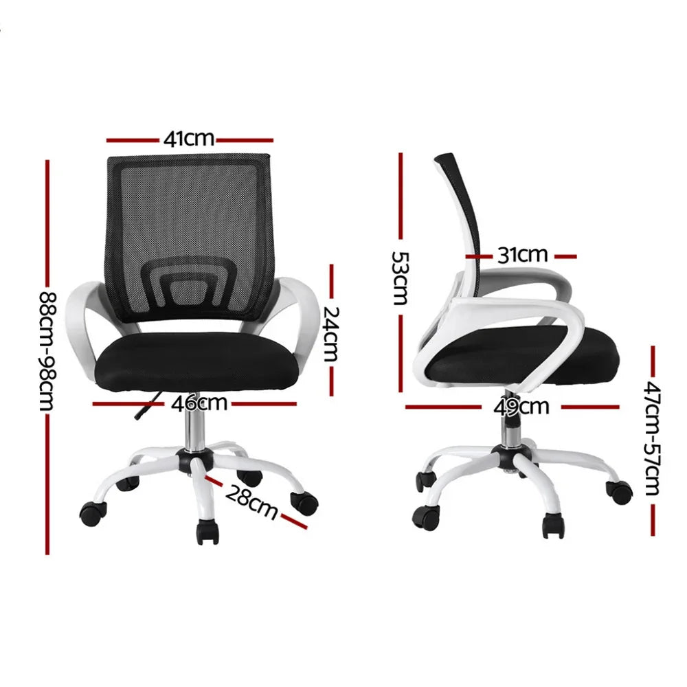 Artiss Office Chair Mesh Computer Gaming Desk Chairs Work Study Mid Back - Mekamart Australia