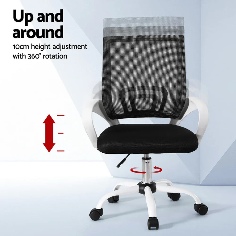 Artiss Office Chair Mesh Computer Gaming Desk Chairs Work Study Mid Back - Mekamart Australia