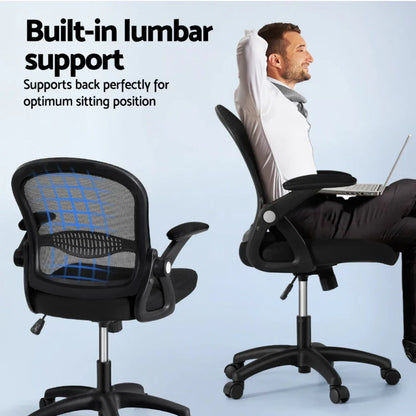 Artiss Mesh Office Chair Computer Gaming Desk Chairs Work Study Mid Back - Mekamart Australia