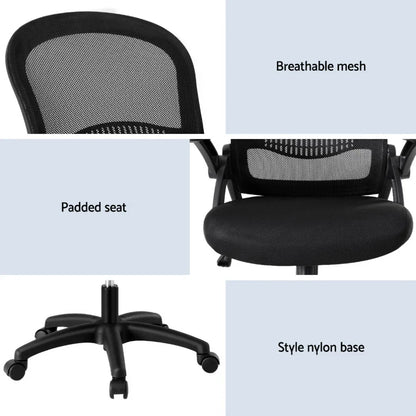 Artiss Mesh Office Chair Computer Gaming Desk Chairs Work Study Mid Back - Mekamart Australia