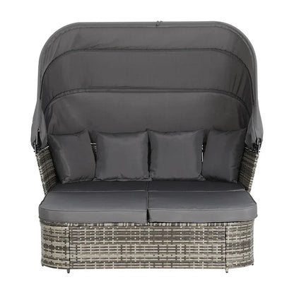Gardeon Outdoor Sun Lounge Setting Patio Furniture Wicker Sofa Garden Day Bed - Mekamart Australia