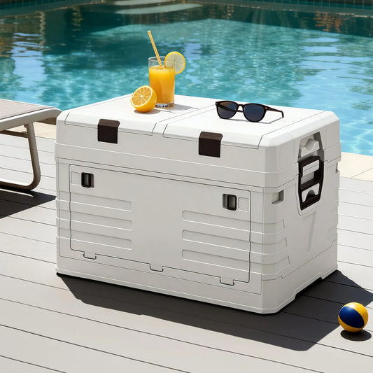 Gardeon 60L Outdoor Storage Box Foldable Camping Collapsible Bins Organizer - Mekamart Australia