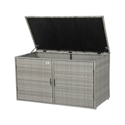 Gardeon Outdoor Storage Cabinet Box Deck Wicker Shelf Chest Garden Shed Tools - Mekamart Australia