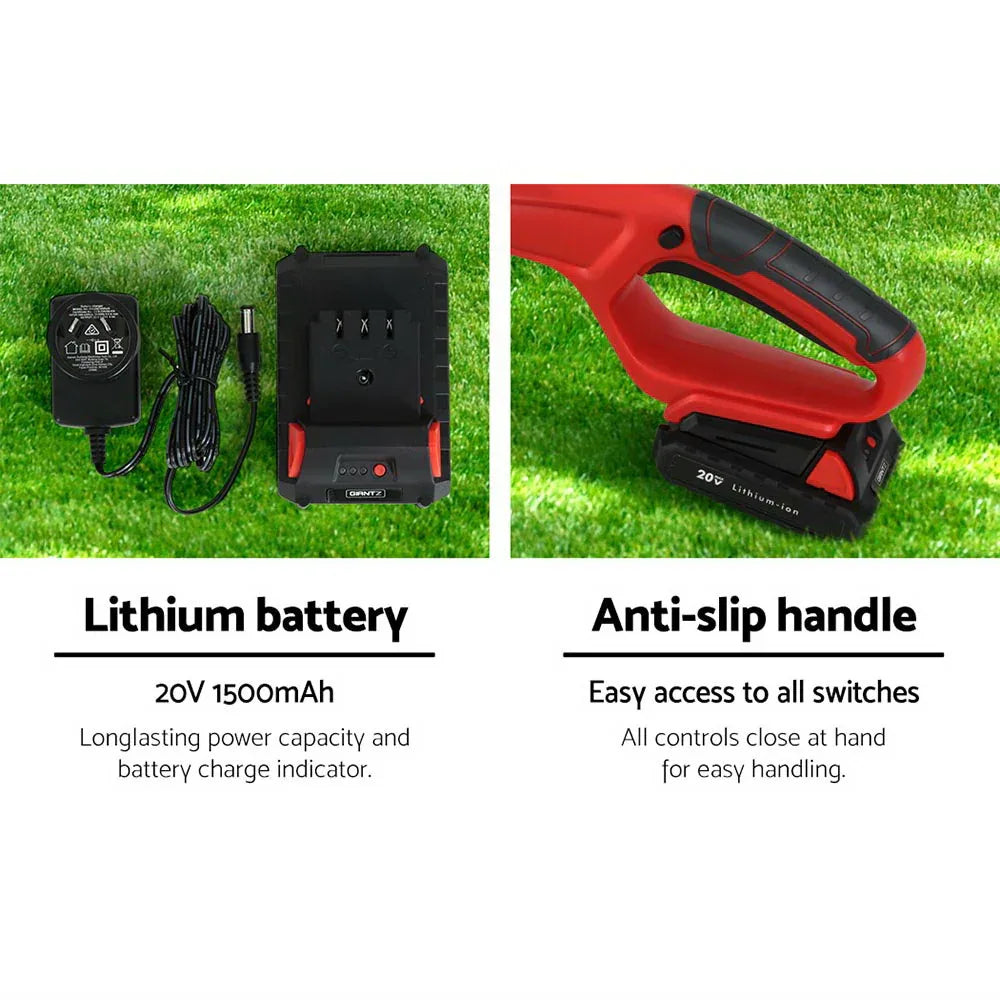 Giantz Chainsaw Trimmer Cordless Pole Chain Saw 20V 8inch Battery 2.7m Reach - Mekamart Australia