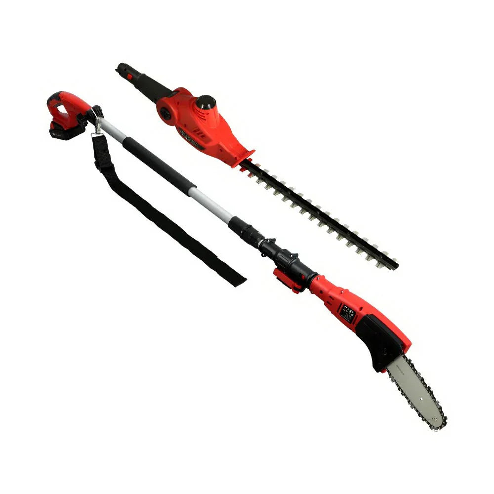 Giantz Chainsaw Trimmer Cordless Pole Chain Saw 20V 8inch Battery 2.7m Reach - Mekamart Australia