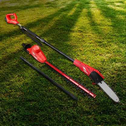 Giantz Chainsaw Trimmer Cordless Pole Chain Saw 8in 20V Battery 2.7m Reach - Mekamart Australia