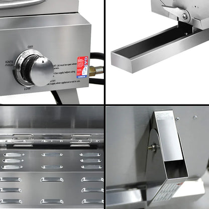 Grillz Portable Gas BBQ Grill 2 Burners - Mekamart Australia