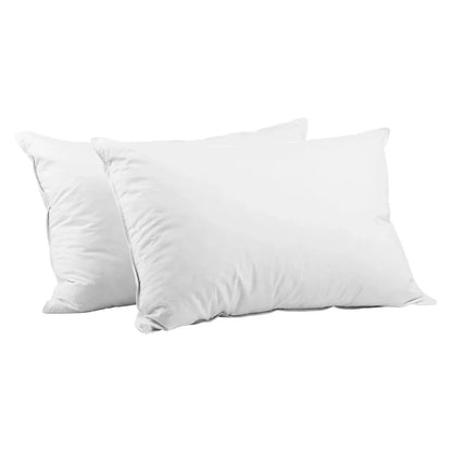Giselle Bedding Goose Feather Down Pillow Twin Pack - Mekamart Australia