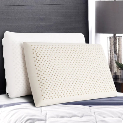 Giselle Bedding Natural Latex Pillow Classic Twin Pack - Mekamart Australia